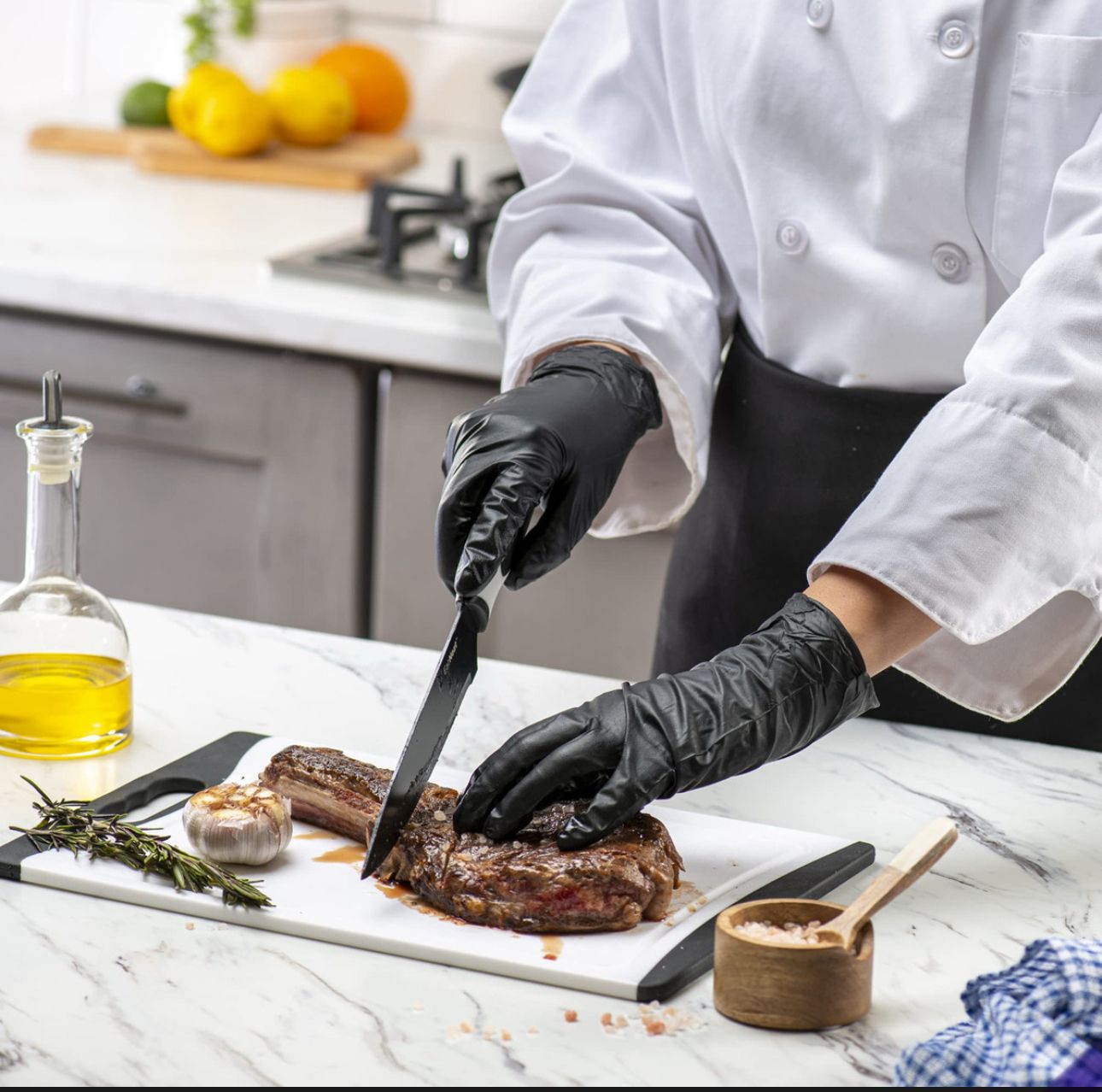 Guante nitrilo texturizado