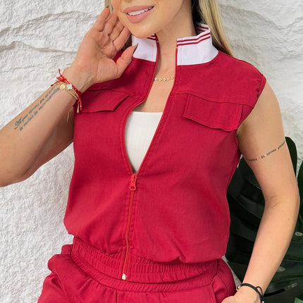 Conjunto Cargo Bengalina Trendy