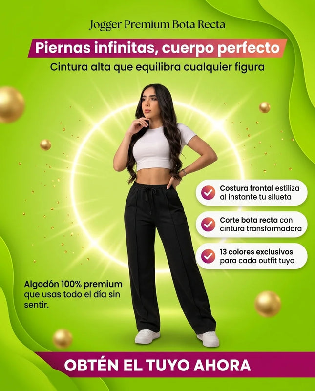 Jogger Premium Bota Recta