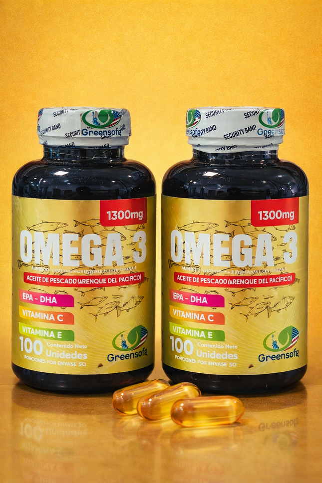 Omega-3 Vegano Diario 500 mg DHA + EPA