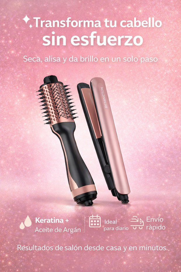 CEPILLO Y PLANCHA REMINGTON