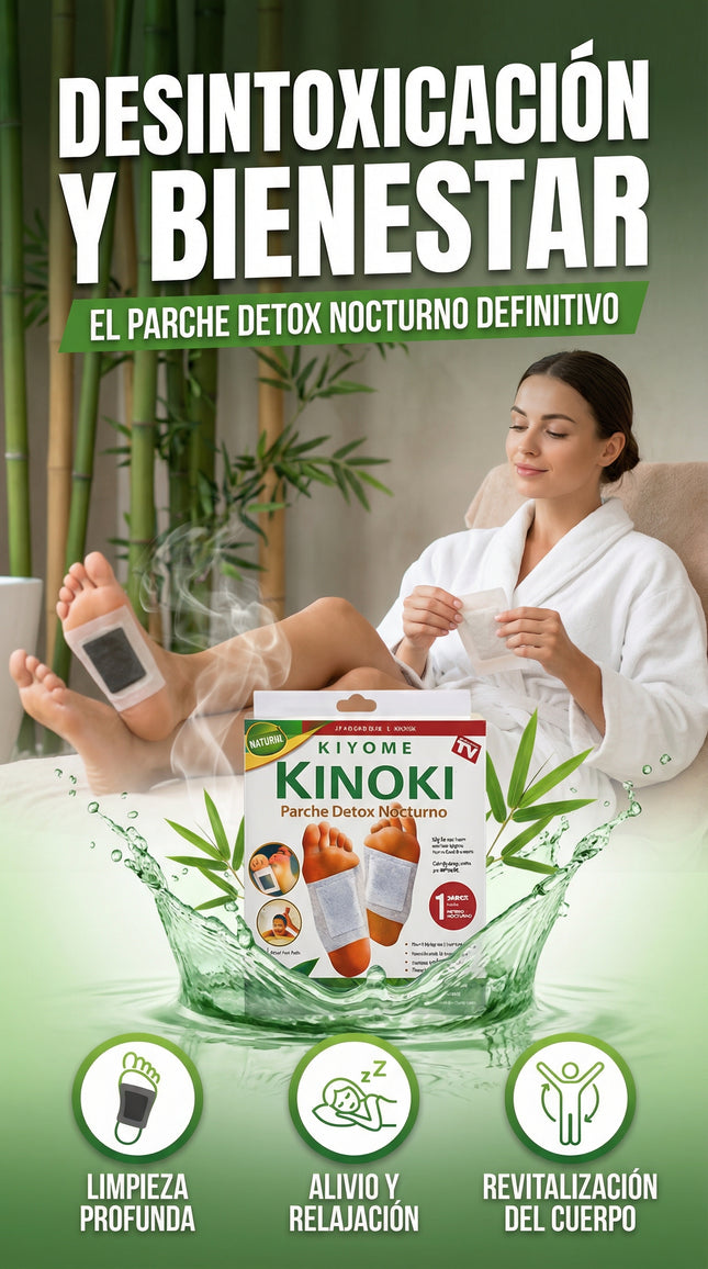 CAJA DE PARCHES KINOKI X 10